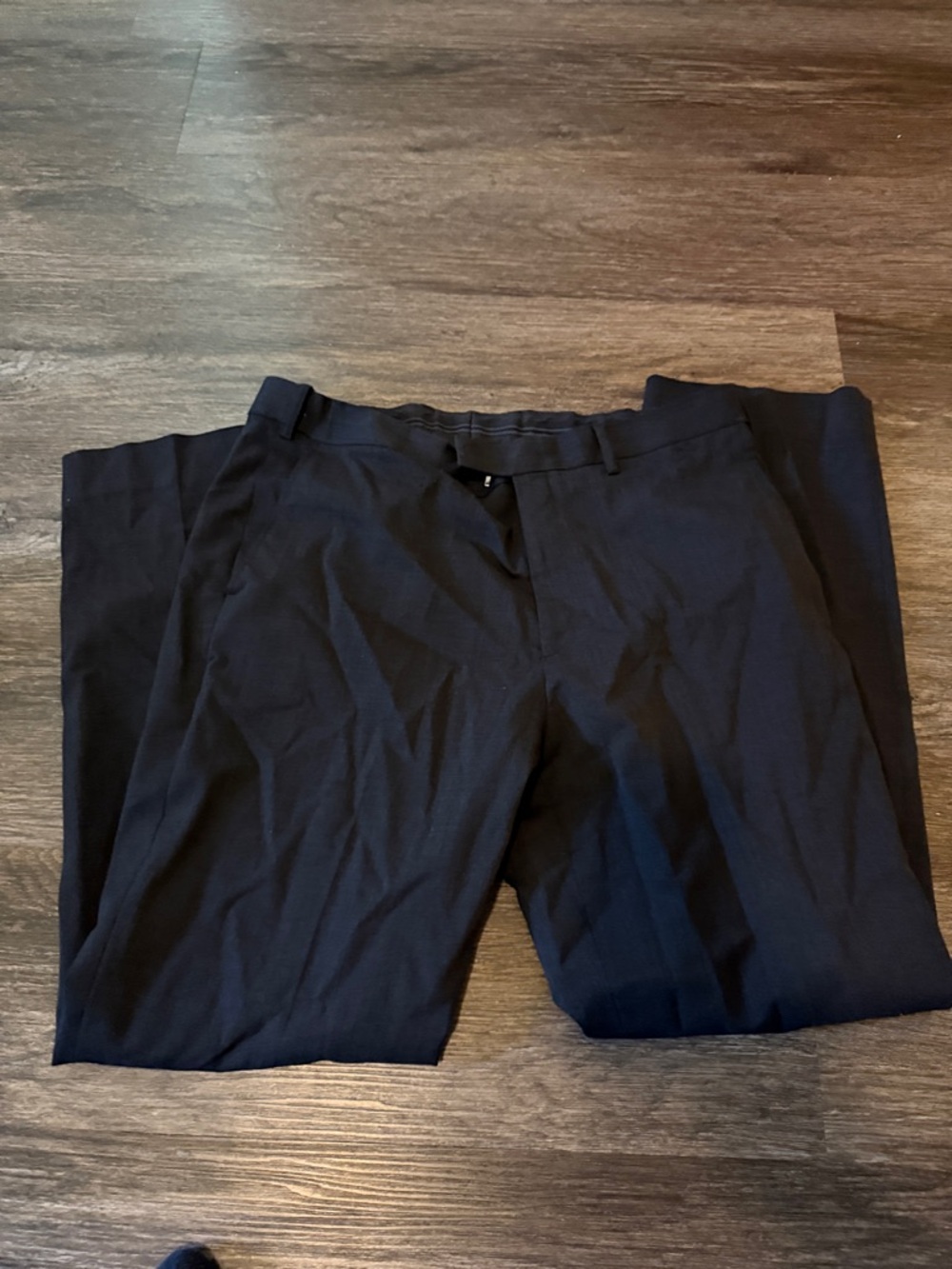 American Apparel Black Men's Dress Pants - Slim Straight